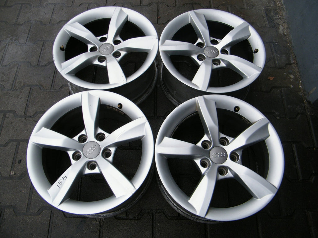 1x Alufelge 16 Zoll 7.5" 5x112 37ET Glanz Silber 8T0601025B Audi A4 Rim Wheel