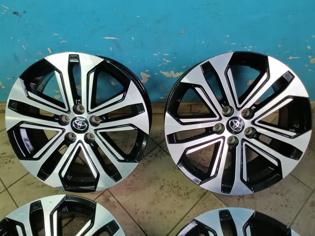 4x Alufelge 18 Zoll 7.0" 5x114.3 35ET Glanz Silber PW457-42003 Toyota Rav 4 I FEL8603314948yz