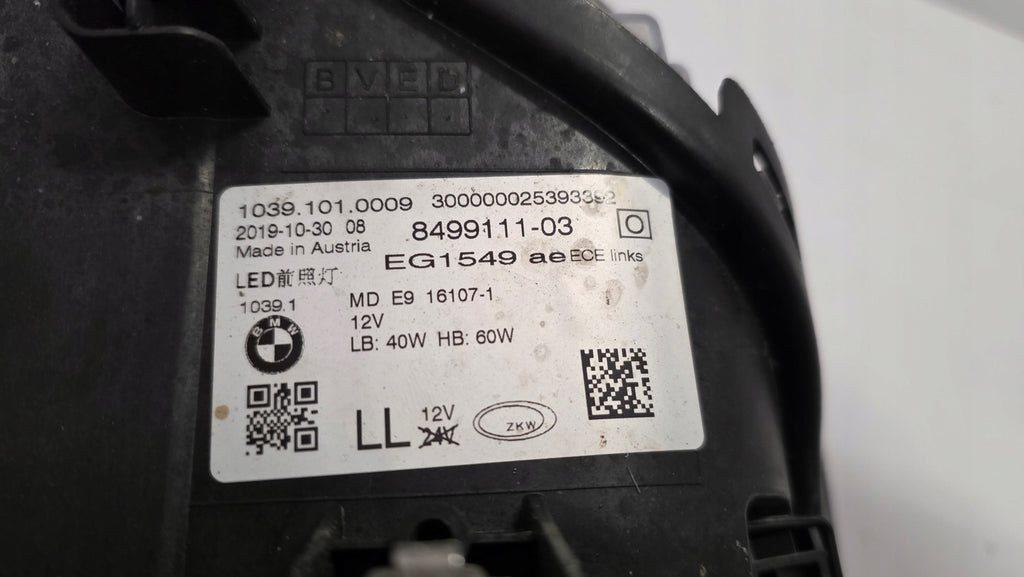 Frontscheinwerfer BMW 5 G31 G30 8499111-03 Links Scheinwerfer Headlight SCH5645740644ep