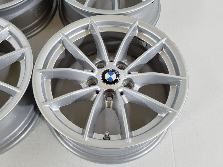4x Alufelge 16 Zoll 6.5" 5x112 22ET Glanz Silber 6876921 BMW Rim Wheel FEL1283093627vd
