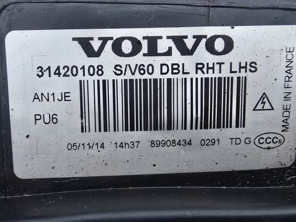 Frontscheinwerfer Volvo V60 S60 31420108 Xenon Links Scheinwerfer Headlight SCH6266902345hh
