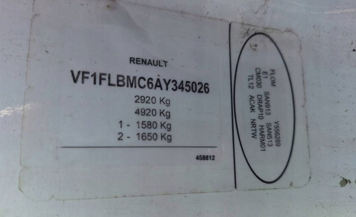 Motor Opel Vivaro A M9RA630 2.0 DCI.CDTI 89PS 66kW 154TKm 2001 Diesel Unkomplett MOT6028827709gm