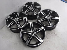 Laden Sie das Bild in den Galerie-Viewer, 4x Alufelge 18 Zoll 7.5" 5x112 49ET Glanz Schwarz A1774010700 Mercedes-Benz W177 FEL9907796824oo