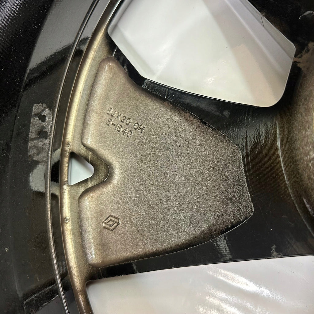 1x Alufelge 20 Zoll 8.0" 5x114.3 40ET Glanz Schwarz 403001493 Alpine Rim Wheel