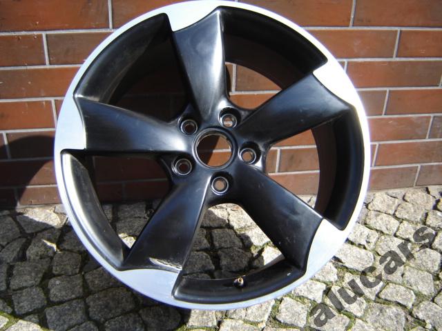 1x Alufelge 18 Zoll 7.5" 5x112 54ET Matt Schwarz 8P0601025BS Audi A3 Rim Wheel