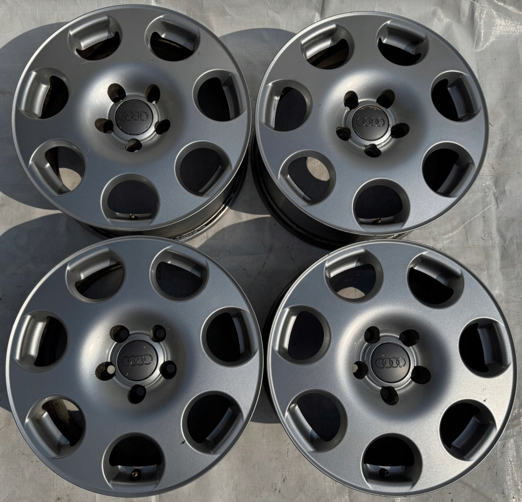 4x Alufelge 16 Zoll 7.0" 5x112 42ET Glanz Silber 8E0601025F Audi Rim Wheel FEL8157059895sh