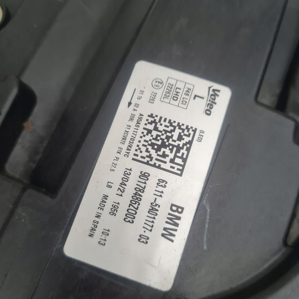 Frontscheinwerfer BMW X1 F48 5A01177-03 LED Links Scheinwerfer Headlight SCH4122316306xs