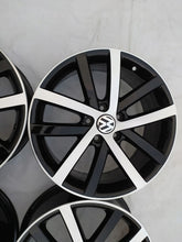 Load image into Gallery viewer, 4x Alufelge 18 Zoll 7.5" 5x112 51ET Glanz Silber 5K0601025L VW Golf VII Touran FEL3929973281ua