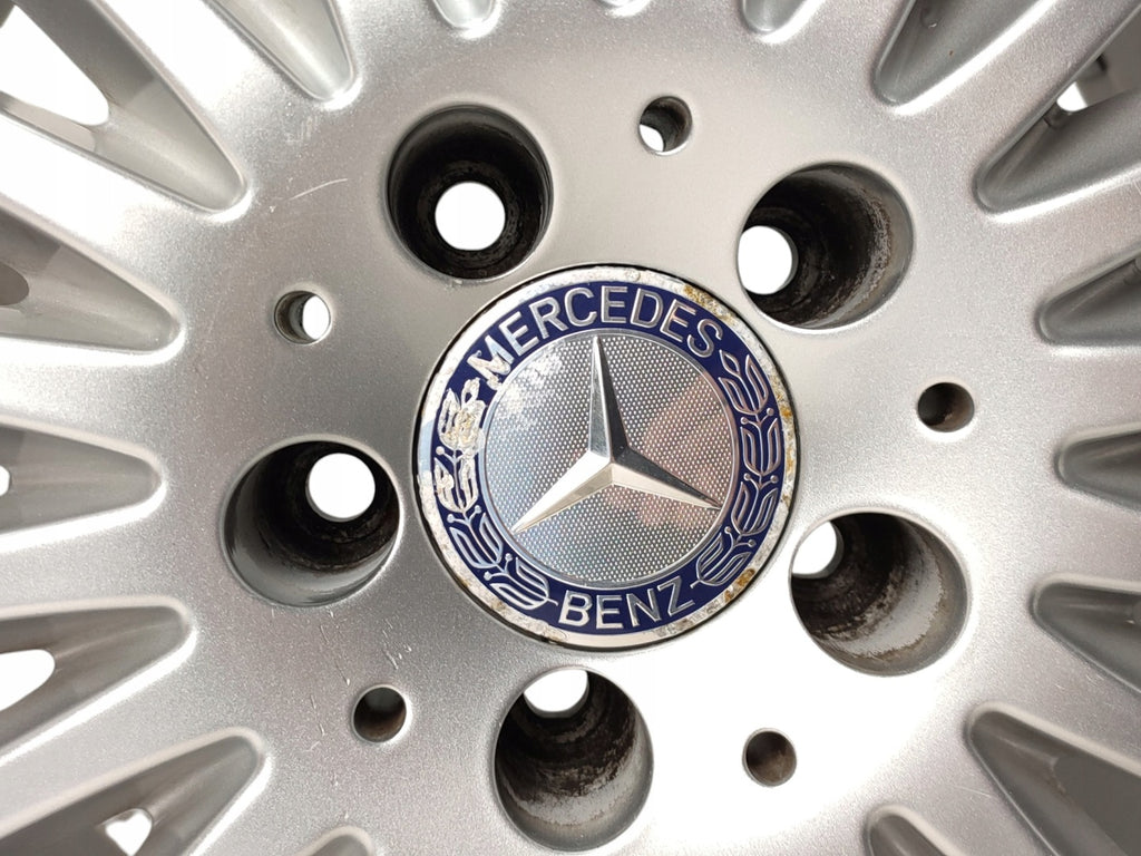 1x Alufelge 17 Zoll 8.0" 5x112 Silber 2124015402 Mercedes-Benz Rim Wheel FEL8194576401my