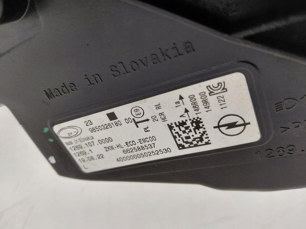 Frontscheinwerfer Opel Astra L 9850326180 LED Links Scheinwerfer Headlight SCH7949899525tl
