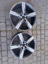 Load image into Gallery viewer, 1x Alufelge 18 Zoll 8.0" 5x108 55ET Glanz Schwarz 31445218 Volvo V70 V60 Xc60 FEL9515161100ci