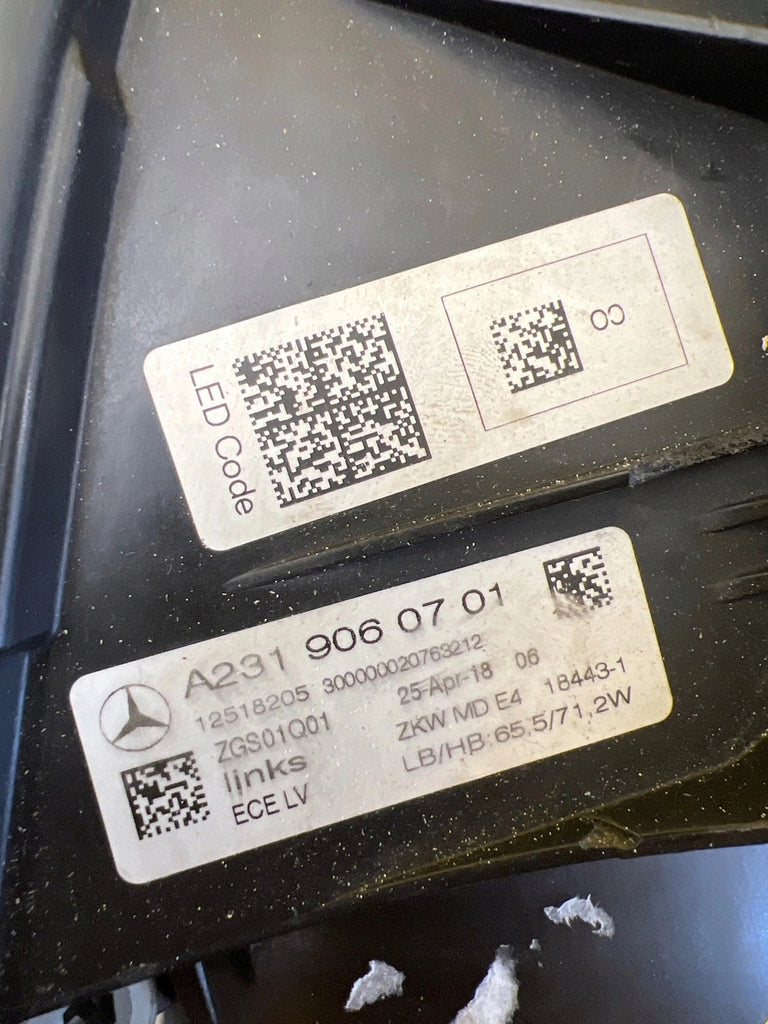 Frontscheinwerfer Mercedes-Benz Sl A2319060701 LED Ein Stück (Rechts oder Links)