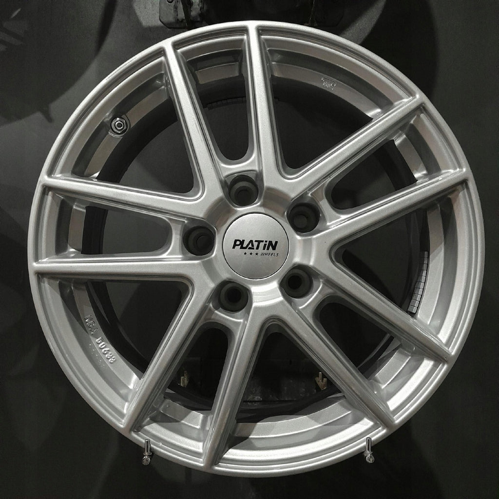 4x Alufelge 16 Zoll 6.5" 5x112 38ET Glanz Silber Mg Hs I Rim Wheel FEL7934855101hc