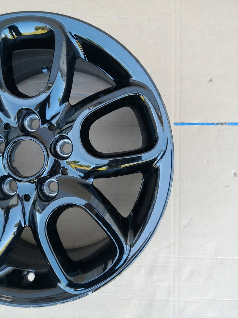 1x Alufelge 16 Zoll 7.0" 5x112 52ET Glanz Schwarz 6891824 Mini Clubman F54