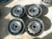 Load image into Gallery viewer, 4x Alufelge 15 Zoll 6.0" 4x100 50ET Schwarz Dacia Sandero Z Rim Wheel FEL8334992204my
