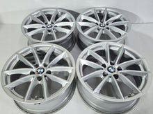 Laden Sie das Bild in den Galerie-Viewer, 4x Alufelge 17 Zoll 7.5" 5x112 27ET Glanz Silber BMW Rim Wheel FEL7337409655ej
