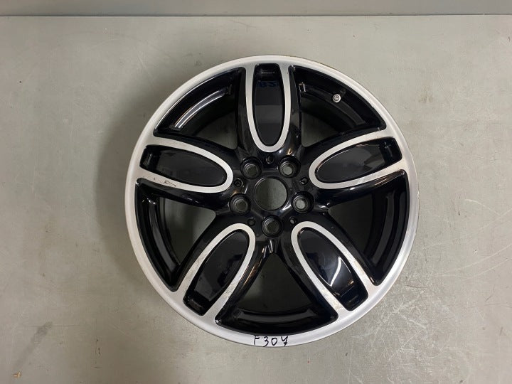 1x Alufelge 18 Zoll 7.0" 5x112 54ET Glanz Schwarz 6855115 Mini F56 F55 Rim Wheel FEL4657959781js