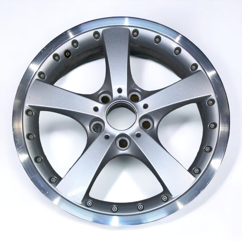 1x Alufelge 18 Zoll 7.5" 5x120 47ET Glanz Silber 6768560 BMW 1 E81 E82 E87