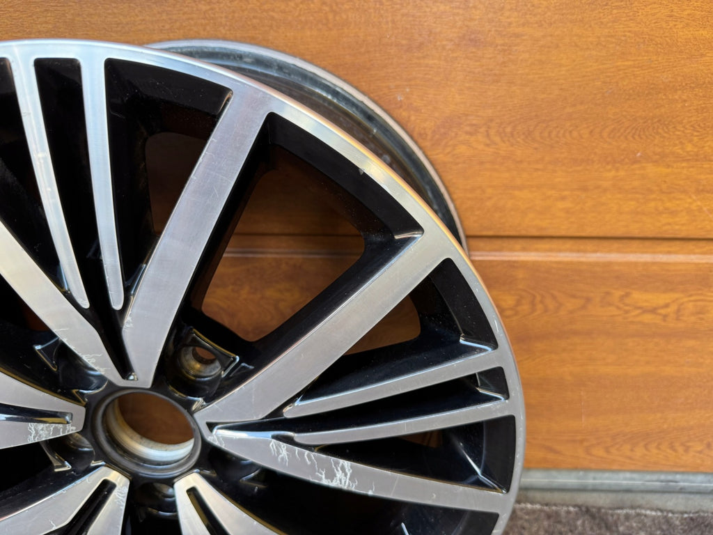 1x Alufelge 16 Zoll 6.5" 5x112 46ET Glanz Schwarz 5G0601025CD VW Golf VII I FEL8178434502je