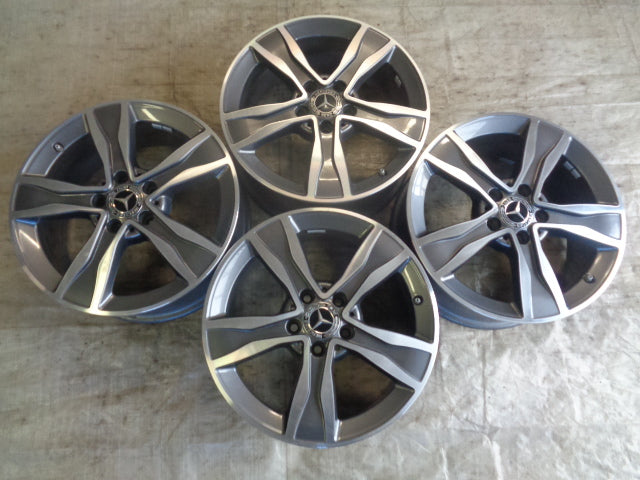 4x Alufelge 17 Zoll 7.0" 5x112 48 5ET A2054010800 Mercedes-Benz W205 A205 FEL5951321479mg