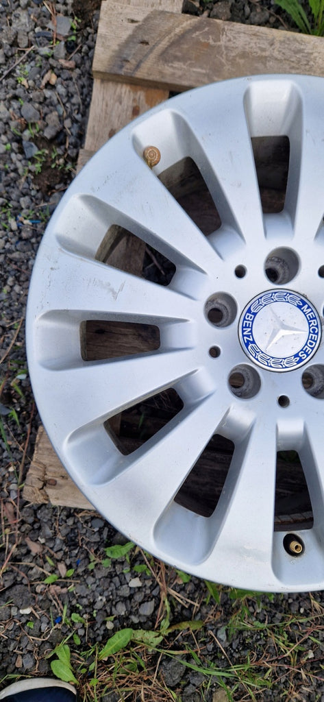 1x Alufelge 16 Zoll 7.0" 5x112 42ET Glanz Silber A2044010602 Mercedes-Benz W204 FEL7912977026kk