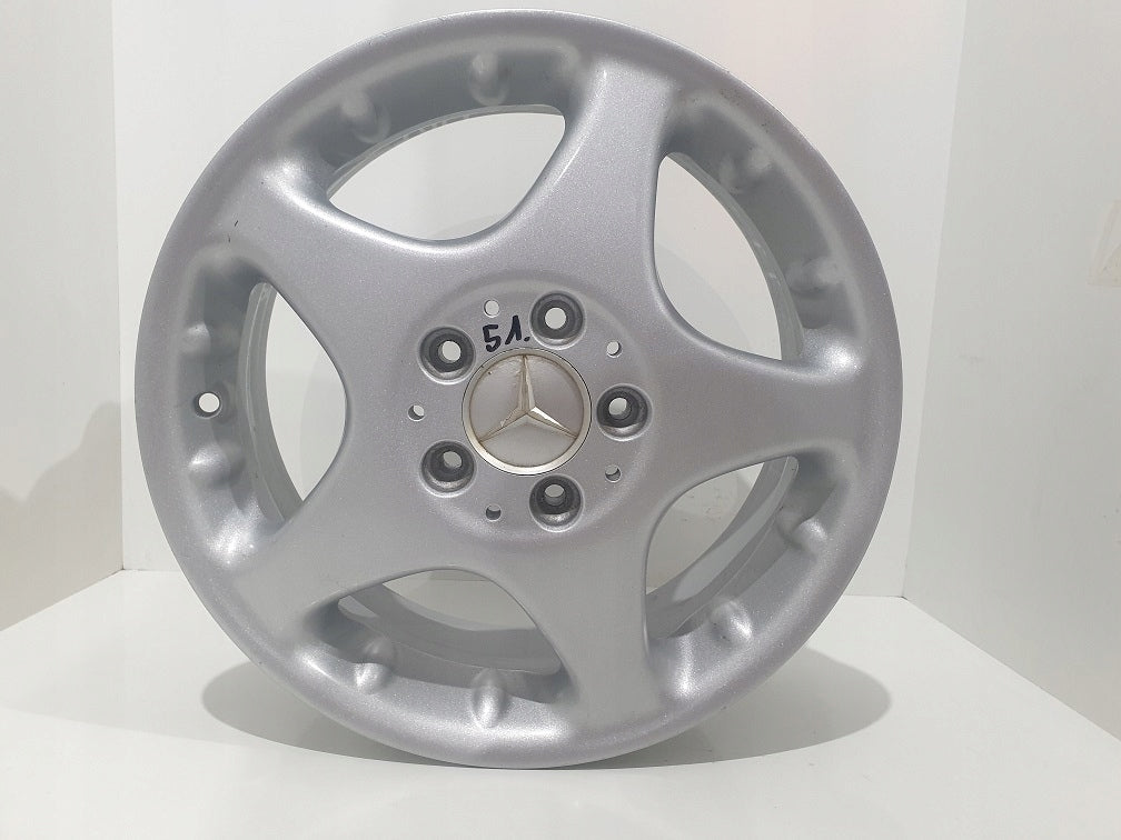 1x Alufelge 16 Zoll 6.5" 5x112 56ET Matt Silber A1684010902 Mercedes-Benz FEL8949882501wo