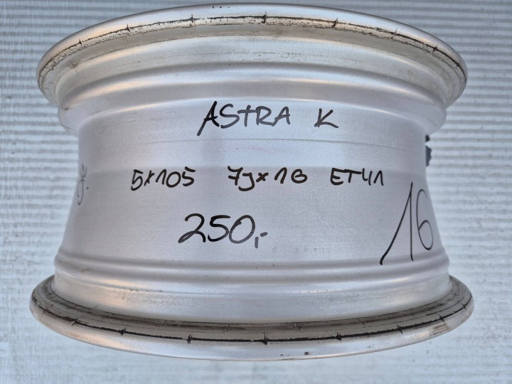 1x Alufelge 16 Zoll 39078765 Opel Astra K Rim Wheel FEL8735138843hj
