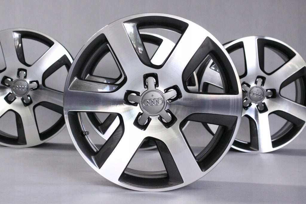 4x Alufelge 17 Zoll 8.0" 5x112 39ET Glanz Grau 4G0601025BK Audi A6 C7 B9 Mg FEL7303267263gv
