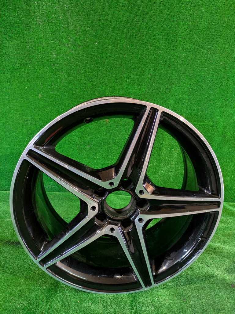 1x Alufelge 18 Zoll 7.5" 5x112 44ET Glanz Grau A2054011100 Mercedes-Benz W205 Mg FEL7786587880sx