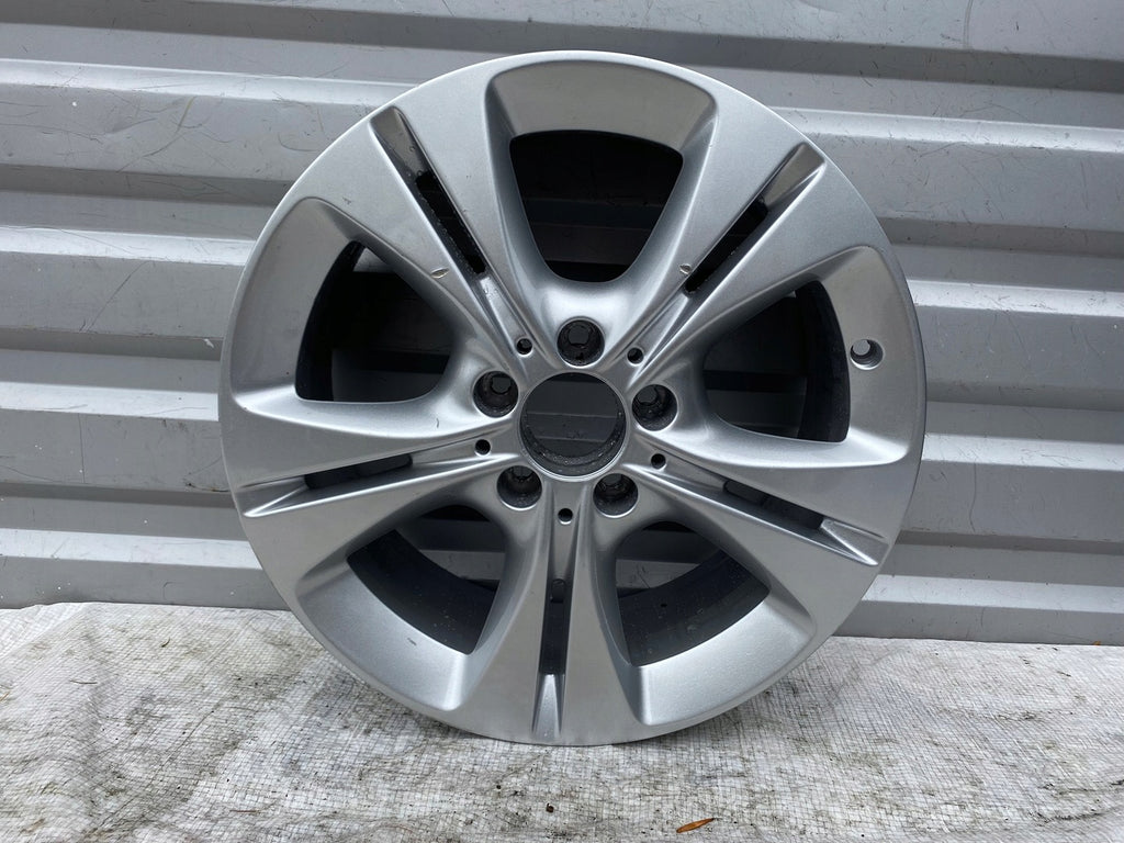 1x Alufelge 17 Zoll 7.0" 5x112 48,5ET Matt Silber A2054014300 Mercedes-Benz