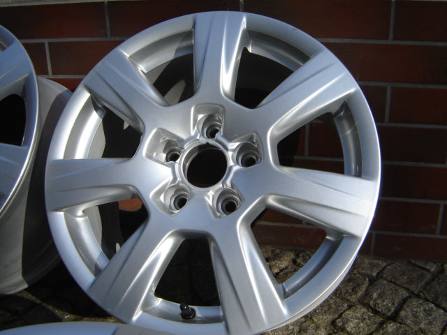 4x Alufelge 16 Zoll 7.5" 5x112 26ET Glanz Silber 8K0601025A Audi C7 A4 B8