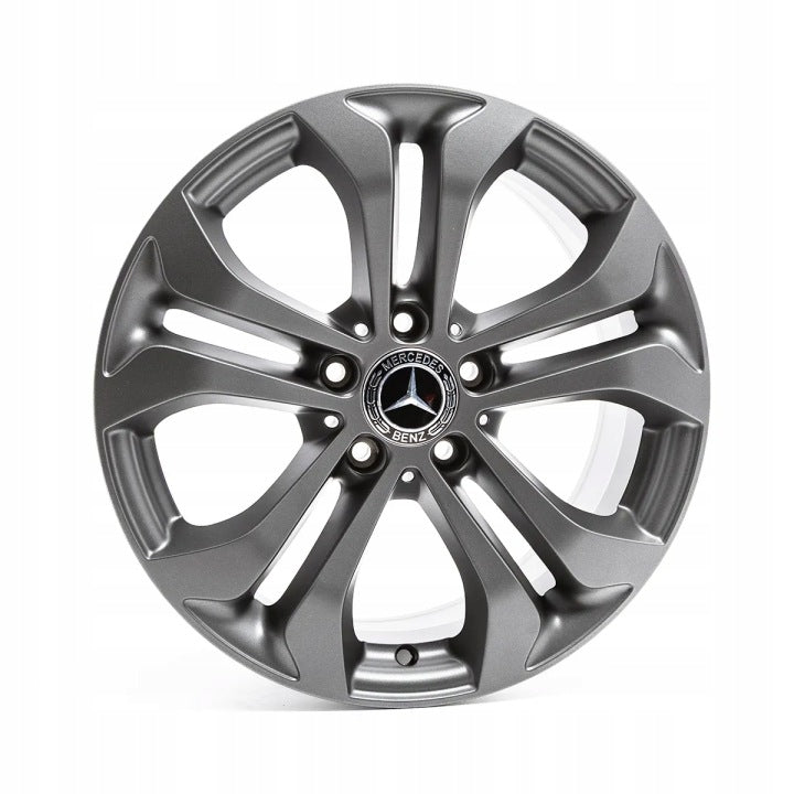 4x Alufelge 17 Zoll 7.5" 5x112 36ET Glanz Silber Mercedes-Benz Glc X253 Mg FEL5274160163se