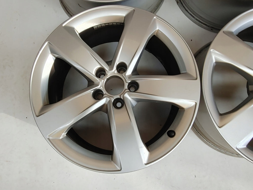 4x Alufelge 18 Zoll 7.5" 5x112 37ET Glanz Silber 4G0601025 Audi A6 C7 Rim Wheel