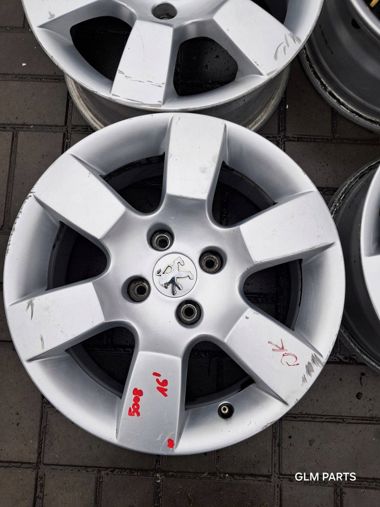 4x Alufelge 16 Zoll 7.0" 4x108 29ET Glanz Silber 9685783880 Peugeot 5008 FEL2864005192vd