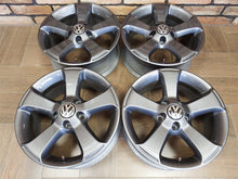 Load image into Gallery viewer, 4x Alufelge 16 Zoll 6.5" 5x112 42ET Glanz Grau VW Scirocco Passat Rim Wheel FEL6965301818tz