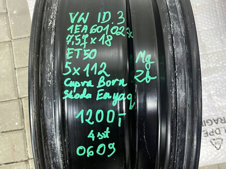 4x Alufelge 18 Zoll 1EA601027 VW Id.3 Rim Wheel FEL9472459380hn