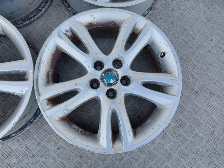 4x Alufelge 16 Zoll 6.5" 5x100 43ET 5J0601025B Skoda Fabia II Roomster Rim Wheel FEL1495099258fv