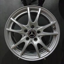 Load image into Gallery viewer, 4x Alufelge 16 Zoll 6.5" 5x112 49ET Glanz Silber Mercedes-Benz Rim Wheel FEL9950050063sg