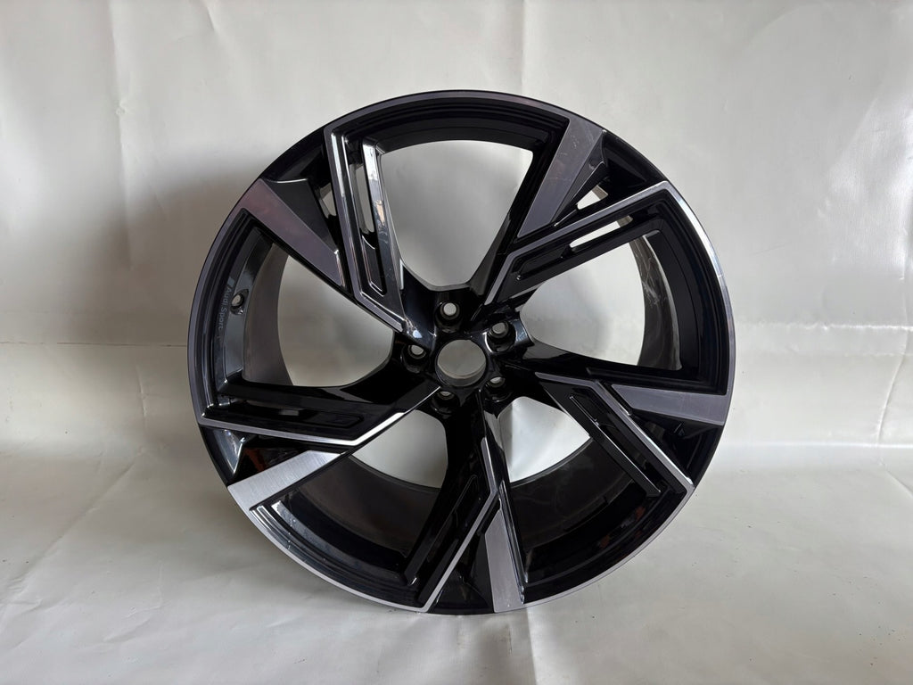 1x Alufelge 22 Zoll 10.5" 5x112 19ET Glanz Schwarz 4K0601025DK Audi D5 Rim Wheel FEL4383043070ik
