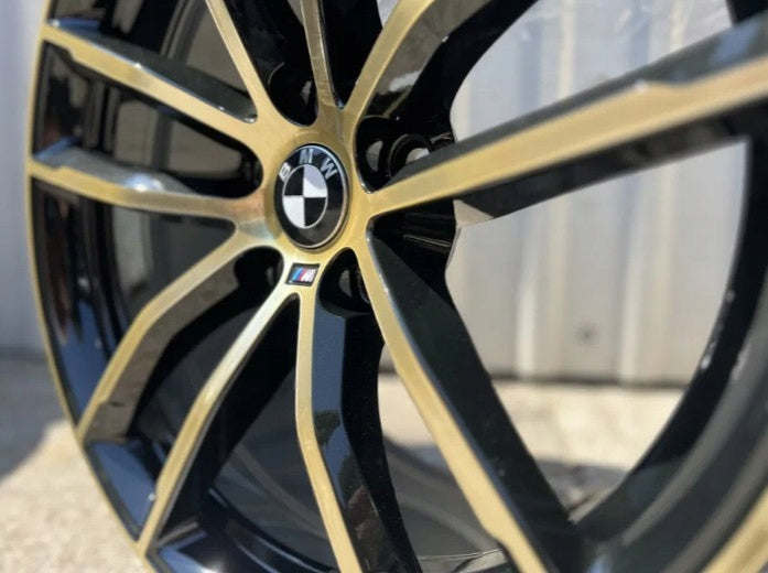 4x Alufelge 18 Zoll 9.0" 5x112 44ET Glanz Schwarz 7855082 BMW G11 G12 G22 G26 FEL1470936650re
