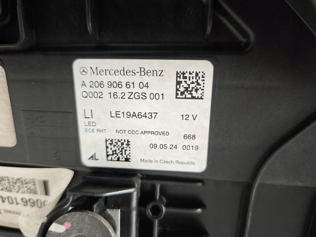 Frontscheinwerfer Mercedes-Benz W206 A2069066104 Full LED Links Headlight SCH7164374543tm