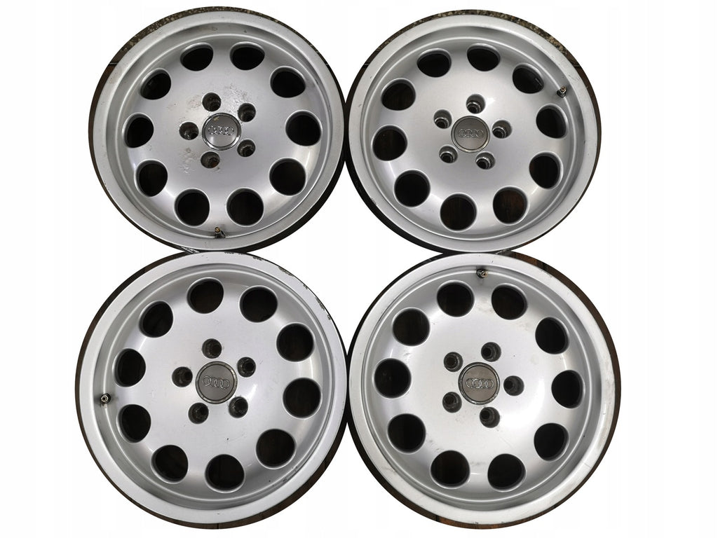 4x Alufelge 16 Zoll 7.0" 5x112 45ET Glanz Silber 8D0601025 Audi Rim Wheel