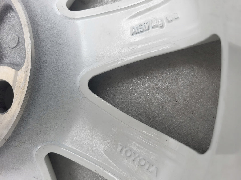 1x Alufelge 15 Zoll 4.5" 4x100 35ET Glanz Weiß PZ493-90673 Toyota Aygo Rim Wheel FEL7868911857hx