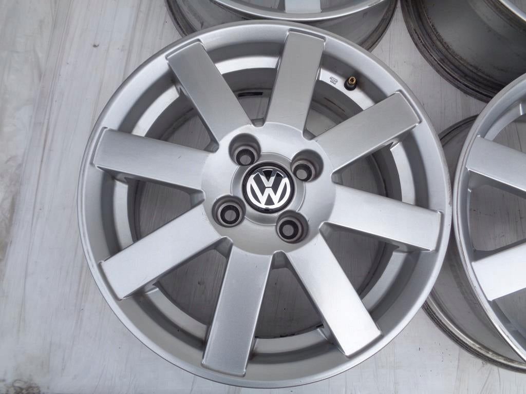 4x Alufelge 15 Zoll 6.0" 4x100 45ET 6N0601025H VW Golf Iii Rim Wheel FEL2570239981xz
