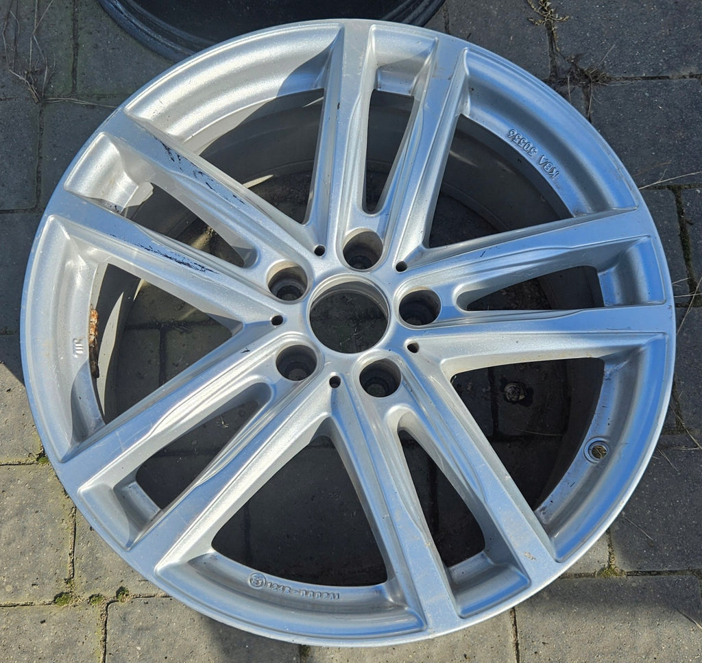 1x Alufelge 19 Zoll 9.0" 5x120 37ET Glanz Silber KBA50566 BMW 1 Rim Wheel FEL3298792247td