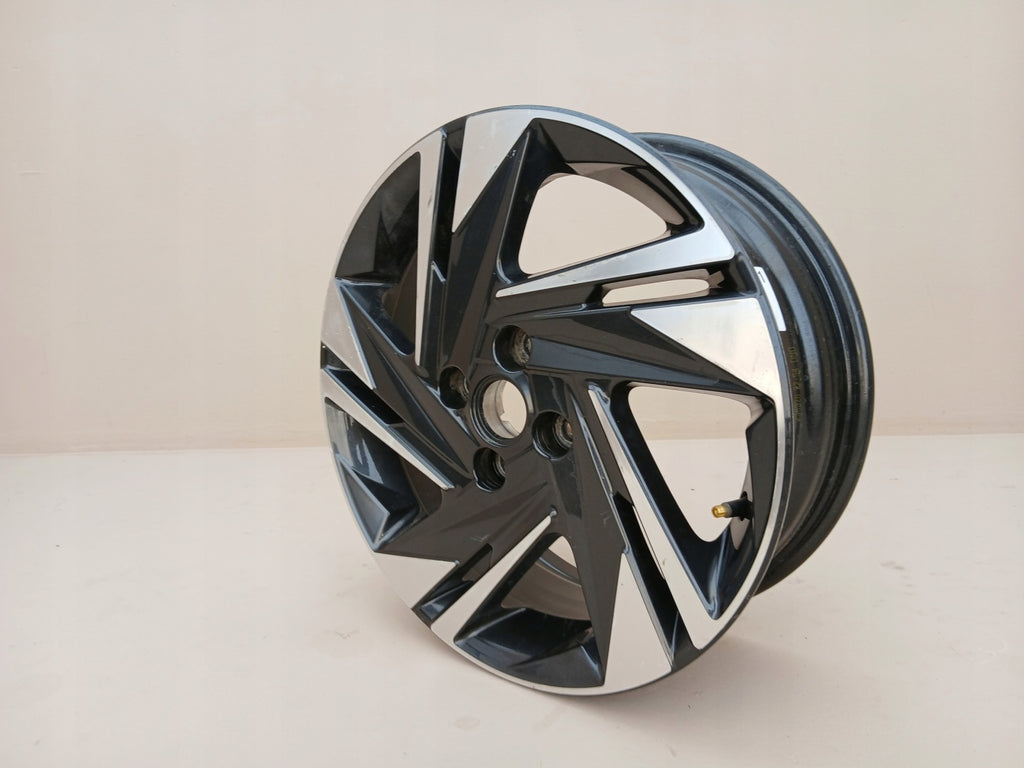 1x Alufelge 16 Zoll 6.0" 4x100 50ET Glanz 52910Q0200 Hyundai Bayon Rim Wheel FEL5745382971vw