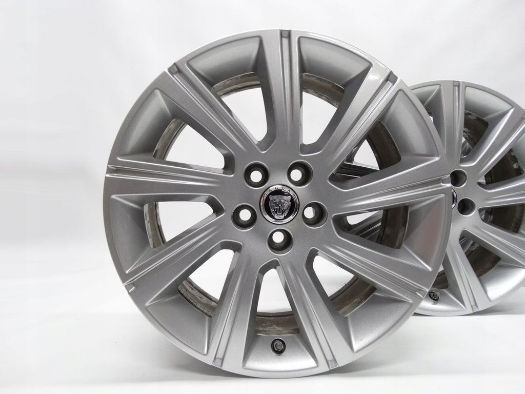 4x Alufelge 18 Zoll 8.0" 5x108 45ET Glanz Silber Jaguar E-Pace X540 Rim Wheel FEL1468126865gu