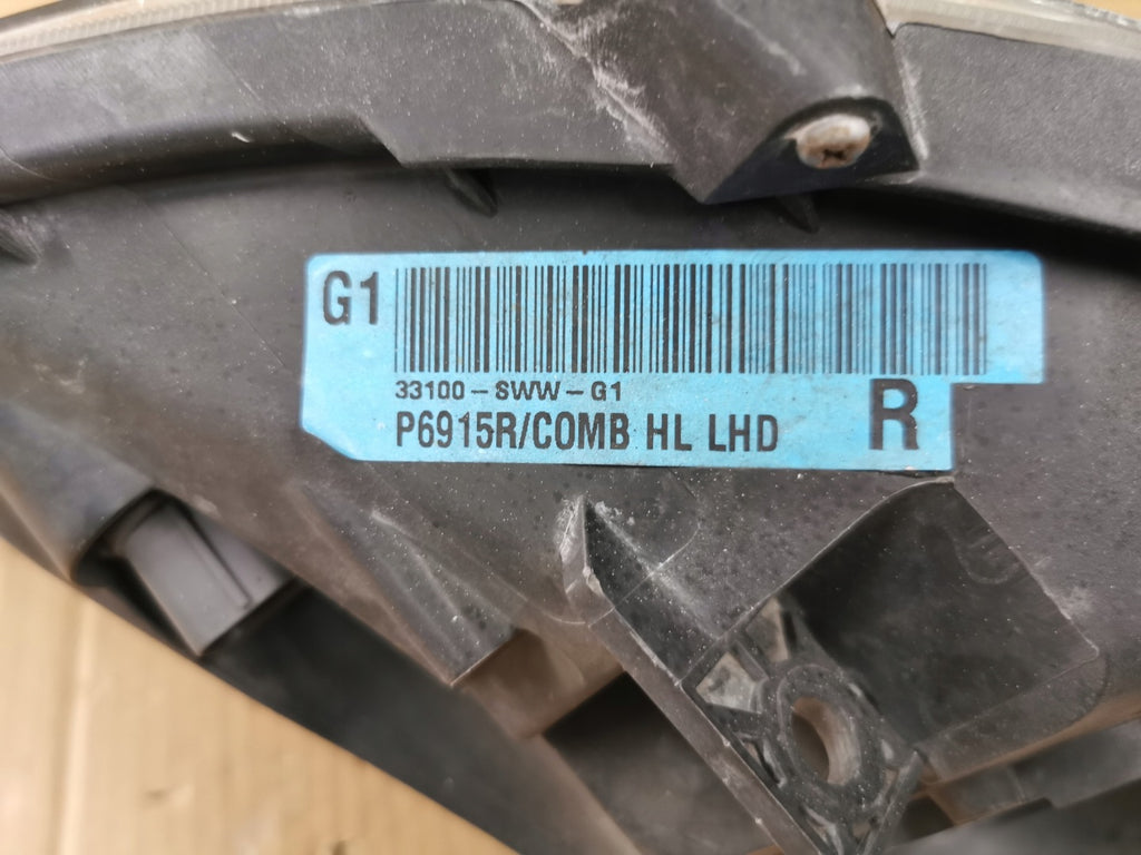 Frontscheinwerfer Honda Crv Cr-V III I 33150-SWW-G1 Xenon Links Headlight SCH8108561783ou