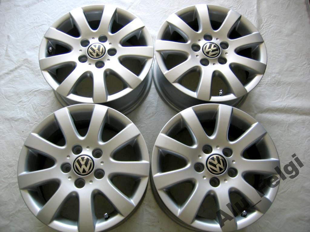 1x Alufelge 14 Zoll 6.0" 5x100 43ET Glanz Silber 6R0601025 VW Polo Rim Wheel