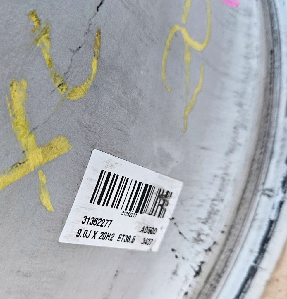 1x Alufelge 20 Zoll 9.0" 5x108 38 5ET Glanz Silber 31362277 Volvo Xc90 Ii FEL2469841375he